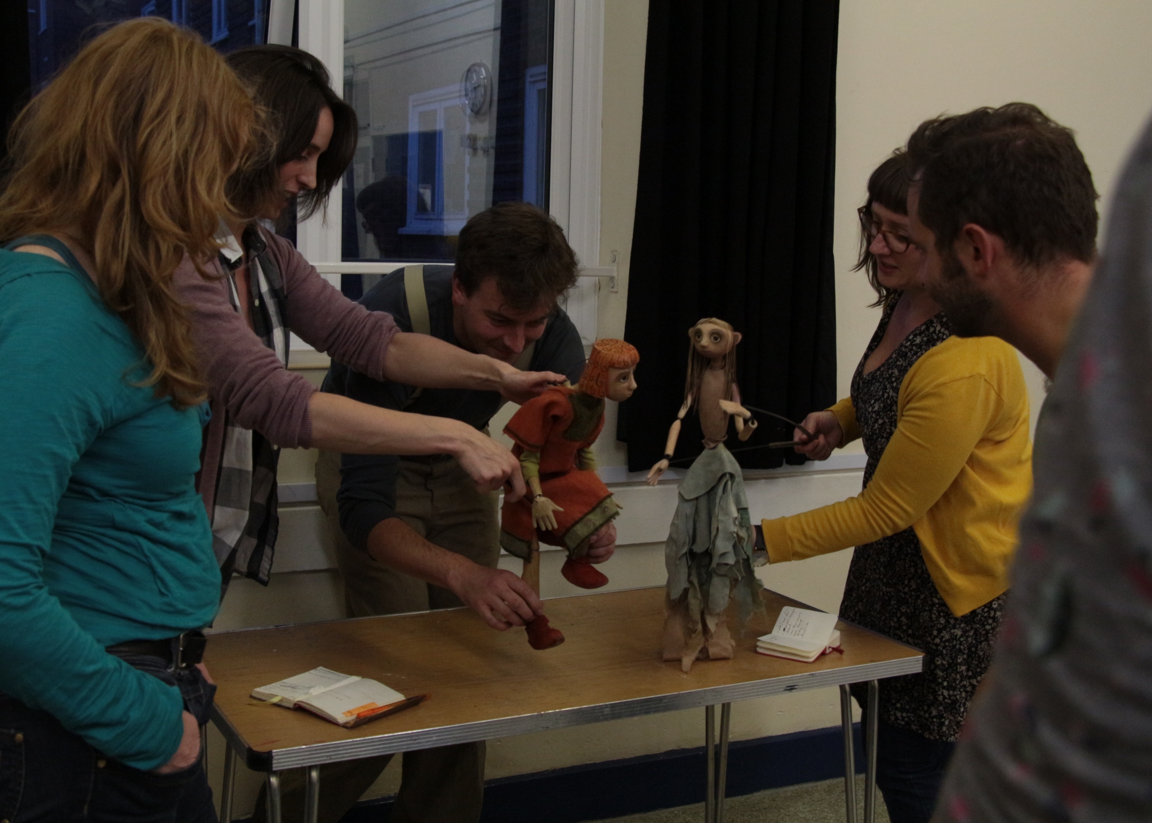 Puppetry workshop at Little Angel Studios.