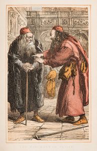The Merchant of Venice by Shakespeare engraving 1870